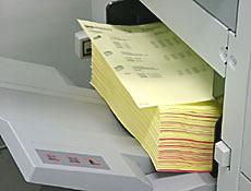 Digitaldruckmaschine Minolta - Ausschnitt